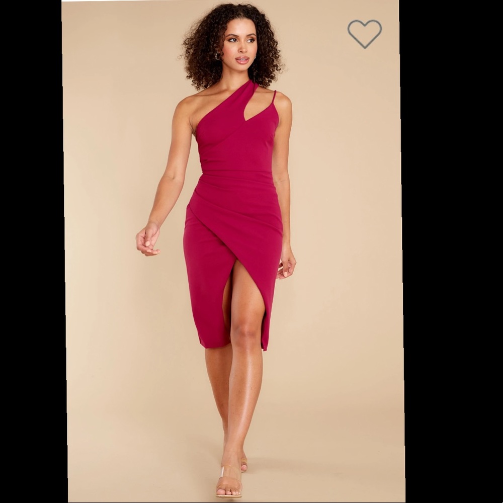 Forget About It Magenta Dress Sz Medium
